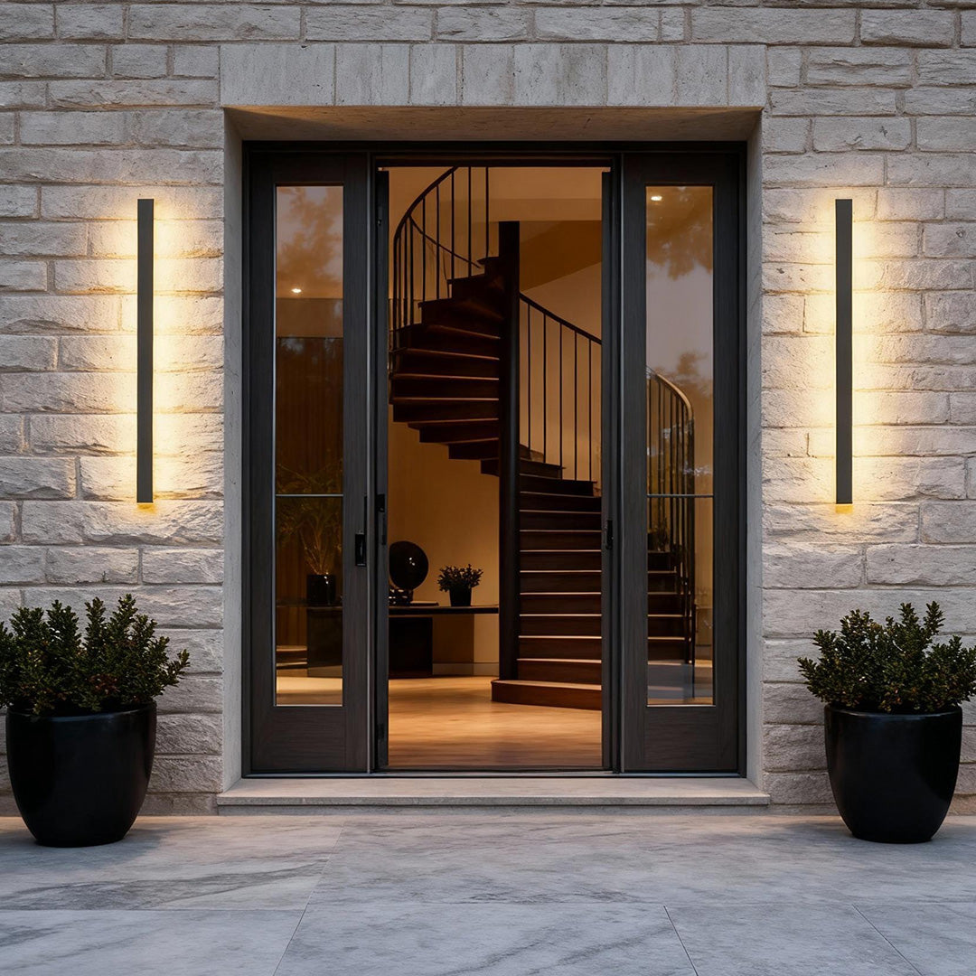 outdoor lighting,
outdoor light,
outdoor wall lights,
Wall Lights,
Linear Lights,
Linear Wall Lights,
Touched home,