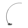 Black LED smart dimmable arc floor lamp 165cm