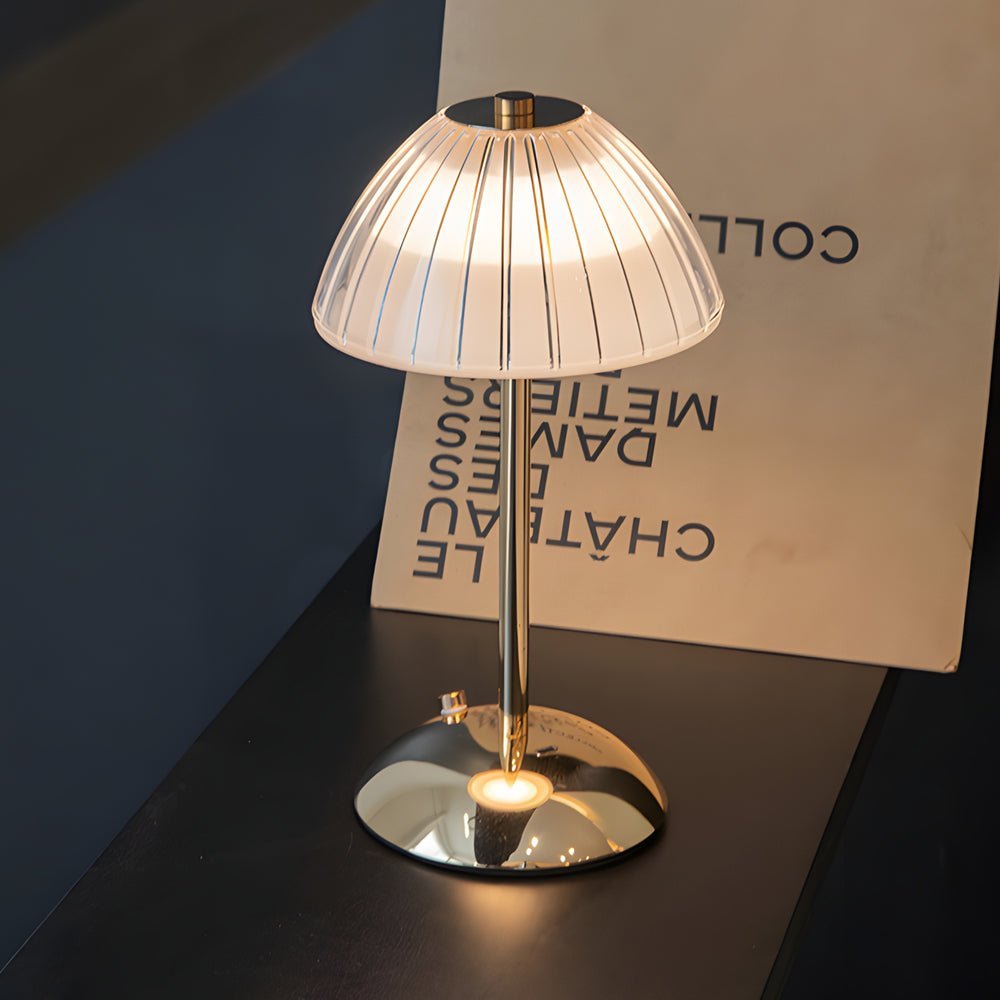 Brushed Brass LED Table Lamp – UK Lighting Trend 2025