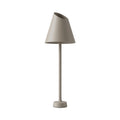 Modern conical stem accent table lamp