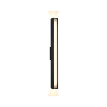 Black linear garden sconce outdoor porch light