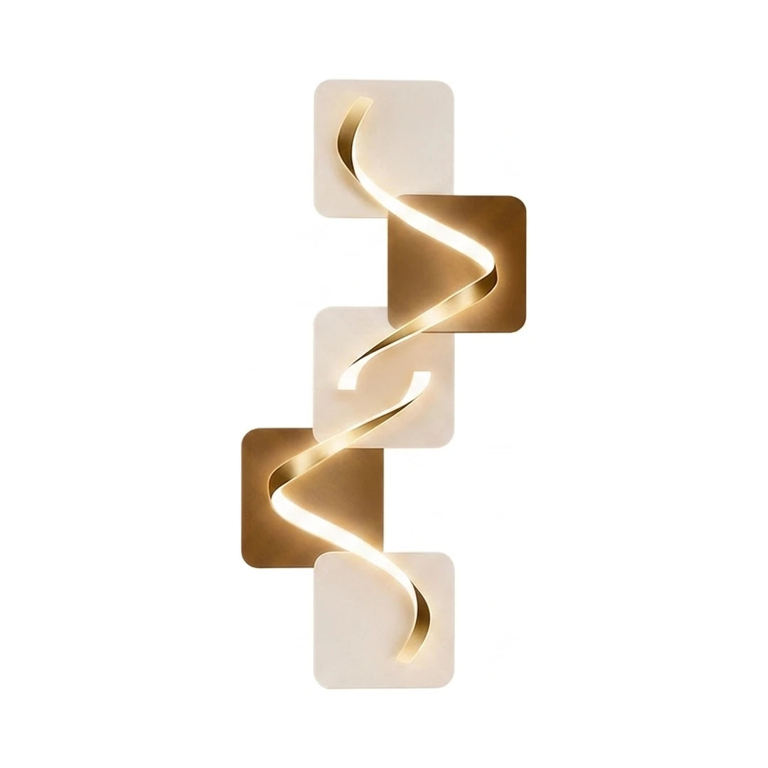 Geometric LED wall art sculptural sconce