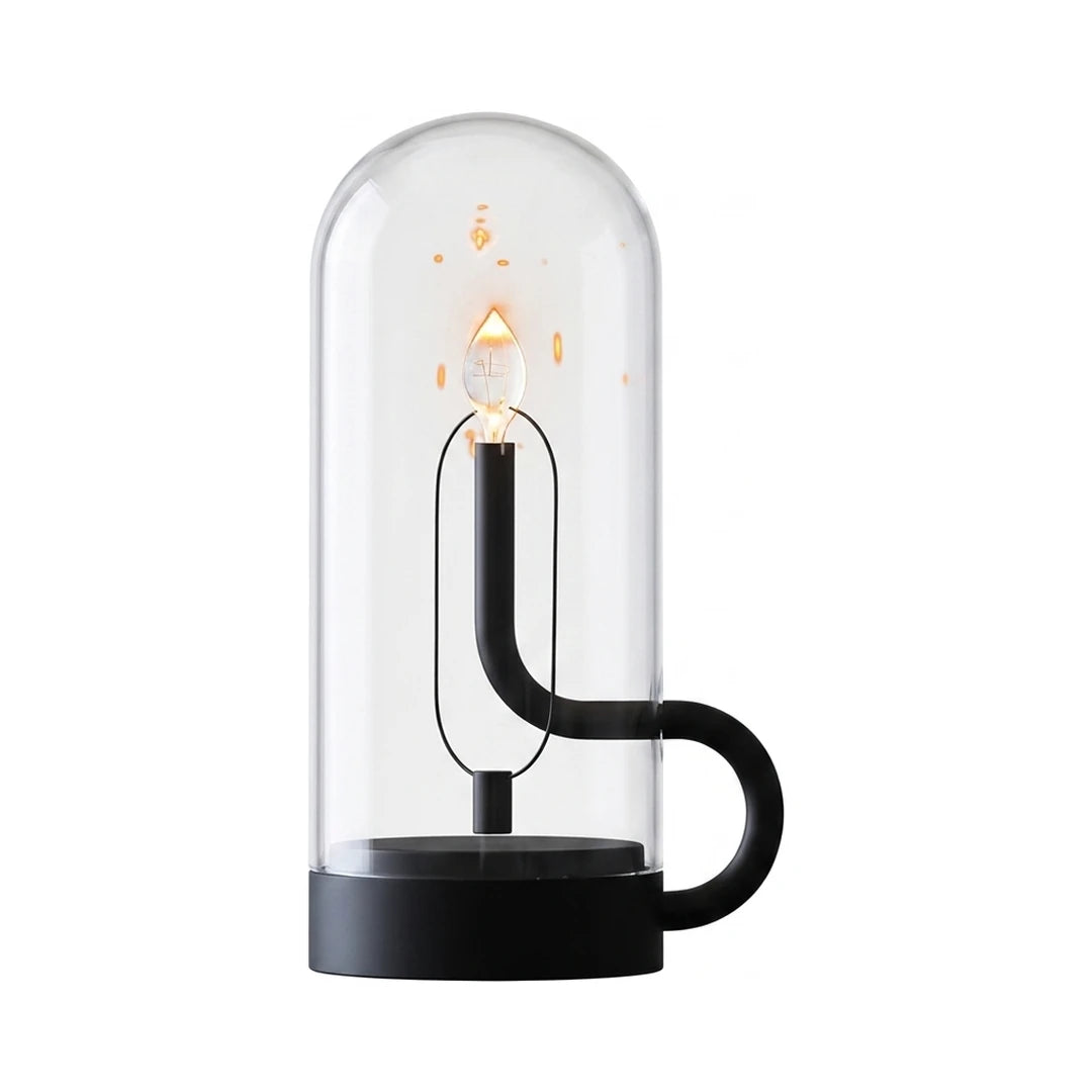 Glass dome HYMN accent table lamp