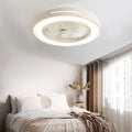 Modern ceiling fan with light controlled by smartphone app — Smart Inverter Fan — Touched Home