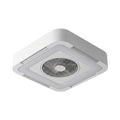 White square bladeless inverter ceiling fan LED