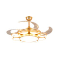 Invisible Silent Ceiling Fan Ring Remote LED Chandelier