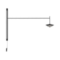 Minimalist long pole arm LED wall sconce