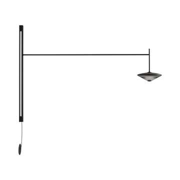Minimalist long pole arm LED wall sconce