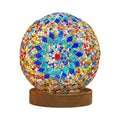 Stained glass mosaic table lamp