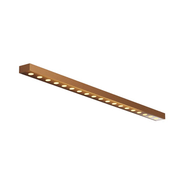 Linear LED wall washer bar upward outdoor light