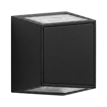 Wave wall sconce up and down outdoor light
